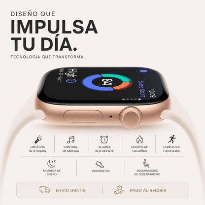 AIRWATCH SERIES 10 MAX – caja y cargador por inducción + PANTALLA AMOLED