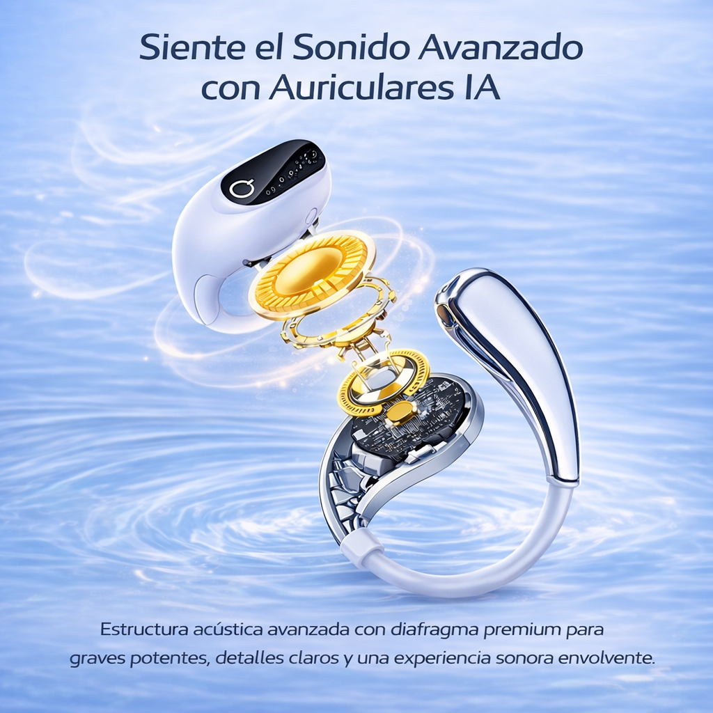 TRADUCTOR AURICULAR INTELIGENTE CON IA – TRADUCCIÓN EN TIEMPO REAL - INSTANTÁNEA