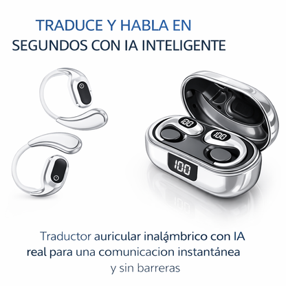 TRADUCTOR AURICULAR INTELIGENTE CON IA – TRADUCCIÓN EN TIEMPO REAL - INSTANTÁNEA