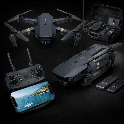 DRON W8 PRO MAX + MALETA DE TRANSPORTE + CONTROL REMOTO + BATERÍA DE ALTA AUTONOMÍA