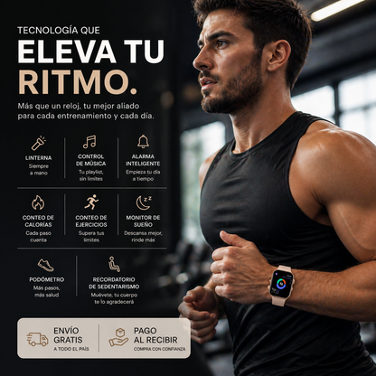 AIRWATCH SERIES 10 MAX – caja y cargador por inducción + PANTALLA AMOLED